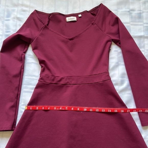 Sunday Best (Aritzia) Sparrow Long Sleeve Fit & Flare Mini Dress - Picture 7 of 13